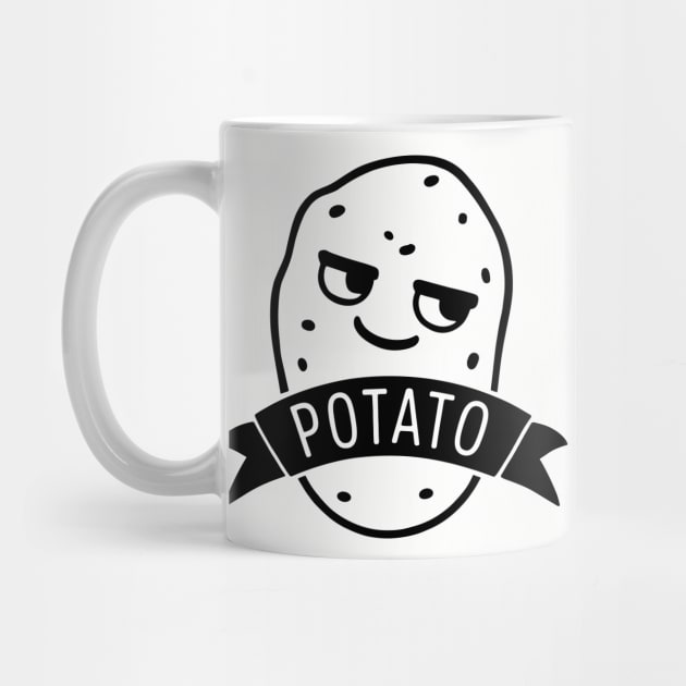 Potato Spud Lazy Lifestyle Sarcastic Humor by Anticorporati